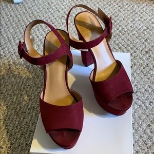 Nine West Burgundy Pumps